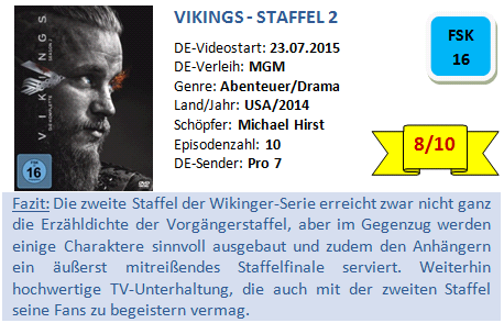 Vikings - S2 - Bewertung