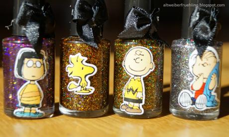 Peanuts Nagellack von Esmaltes Da Kelly: Linus, Woodstock, Marcie und Charlie Brown