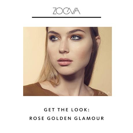 Zoeva  -  Get the Rose Golden Glamour Look