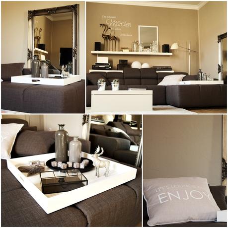Rooming } neue deko im wohnzimmer Wohnzimmer regal dekorieren