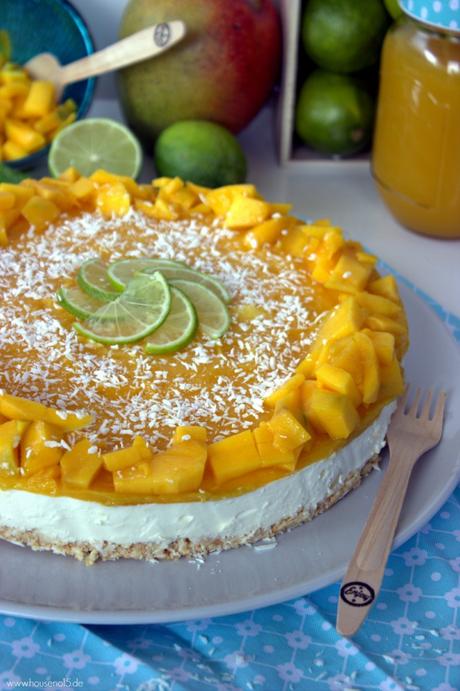 Mango-Kokos-Torte dank Frischkäseüberschuss
