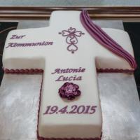Kommuniosntorte Lila Kommuniosntorte Lila