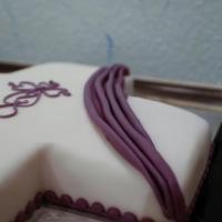Kommunionstorte Drappierung Fondant Kommunionstorte Drappierung Fondant