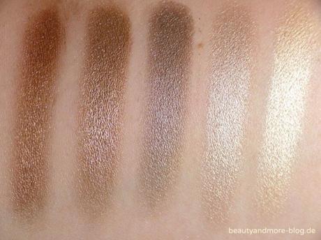 Makeup Revolution I heart Makeup Death by Chocolate Palette swatches 3rd row