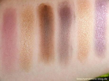 Makeup Revolution I heart Makeup Death by Chocolate Palette swatches 2nd row
