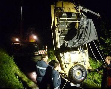 VW Schwimmwagen Typ 166 Wasserunfall und Bergung