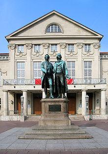 Nationaltheater in Weimar, Bildquelle: Wikipedia