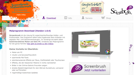 Screenbrush bietet ein völlig kostenloses Malprogramm für Windows-Nutzer
