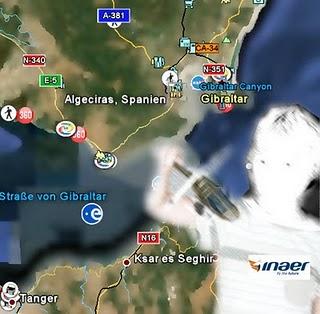Über die Meerenge von Gibraltar in 7 Minuten