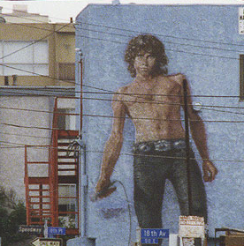 Wandbild Jim Morrisons in Venice Beach