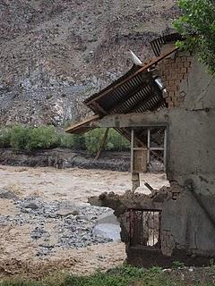 Furchtbare Ueberschwemmungen und Erdrutsche in Ladakh und Kaschmir
