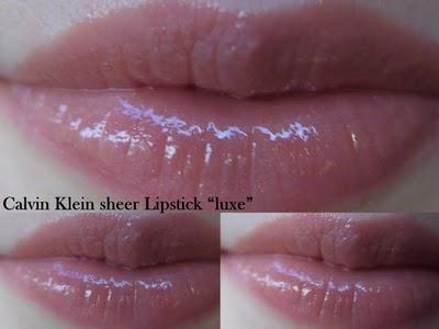Calvin Klein sheer lipstick 