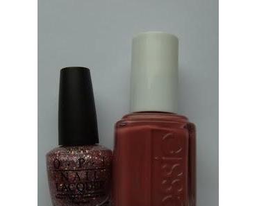 Lackiert: essie In Stitches + OPI Teenage Dream