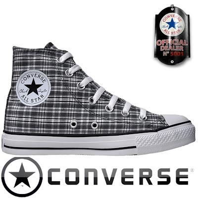 Converse All Star 122089 Chucks Texas Plaid Charcoal – http://www.CHUCKS.me