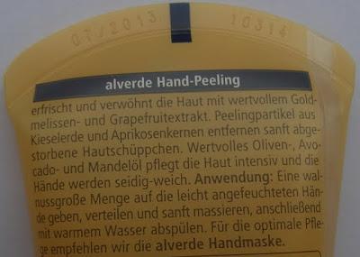 Review alverde Handmaske + Handpeeling