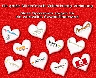 Glitzerfrosch - Valentinstag Verlosung