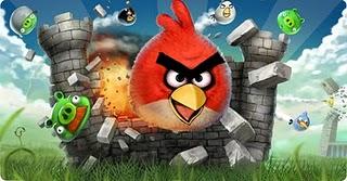 Angry Birds bald in 3D.