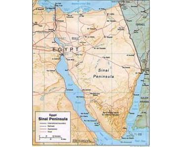 Ausländische Kontrolle großer Teile der Sinai-Halbinsel durch Betrug unter israelische Beteiligung