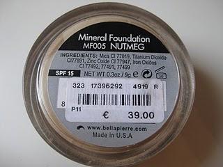 BellaPierre Mineral Foundation