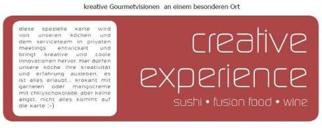 Sushi mal ganz kreativ. In der White Lounge in Hamburg.