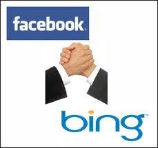 Facebook Inhalte werden stärker in Microsofts Bing angezeigt.