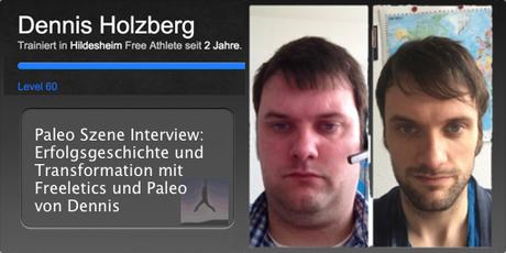 Transformation von Dennis Holzberg - Freeletics Paleo Free Athlete