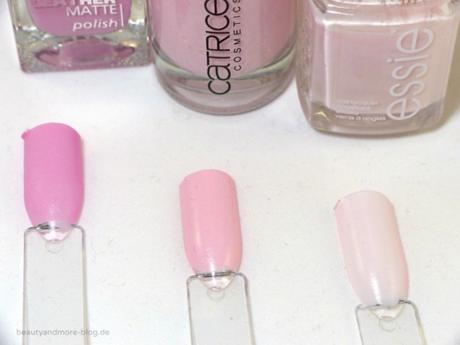 Blogparade - 7 shades of... Pink Polishes! p2 catrice essie swatches