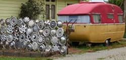 hubcap fence