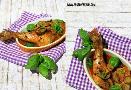[cooks...] Chicken with Mushrooms and Basil in Tomato Sauce with GEFRO Balance