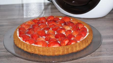 Rezept: Erdbeer-Mascarpone-Kuchen.