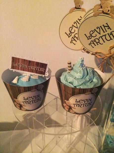 Geburtstags- und Babyparty Cupcakes