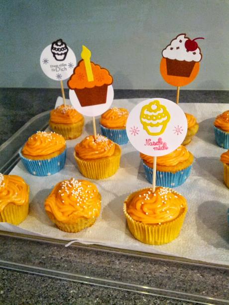Geburtstags- und Babyparty Cupcakes