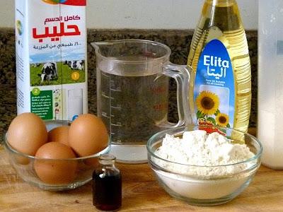 Ägyptische Rezepte - Balah El Sham - Zutaten Brandteig