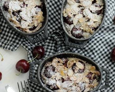 Heute sind wir in Frankreich: Klassischer Kirschen-Clafoutis... Excellent!