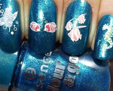 [Nails] Under the Sea mit Essence "171 Galactic Glam"
