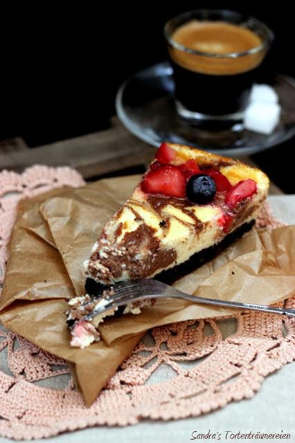 Für alle Schleckermäuler: Oreo-Cheesecake mit Swirl