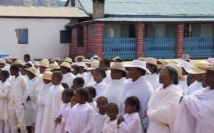 Soatanana weißes Dorf Madagaskar