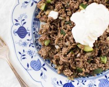 Zucchini Hackfleisch Pfanne ♥