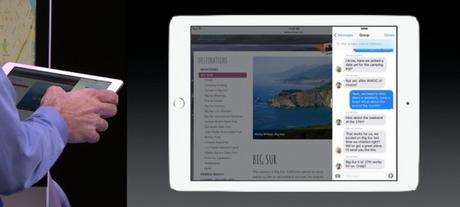 iPad iOS 9 Multitasking (Bildquelle: Apple)