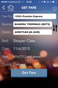 App Indian Railway