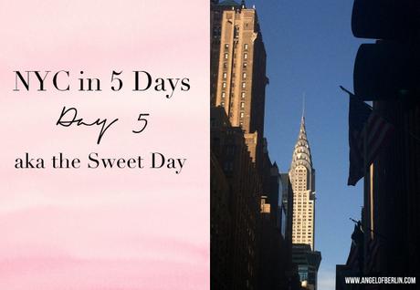 [explores...] NYC in Five Days - Day 5: Cupcake ATM, Cupcaron, Riverside and Chocolate Pizza