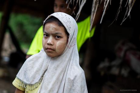 Burmesisches Flüchtlingsheim kinder thailand