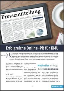 Erfolgreiche Online-PR für KMU | Unternehmer.de 06.2015
