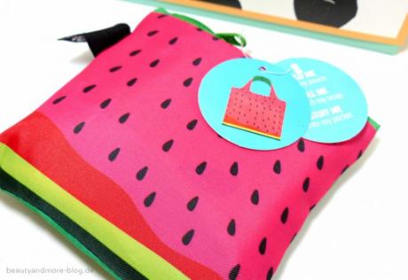 Doubox Juni 2015 - Unboxing - LOQI Frutti Watermelon Tasche
