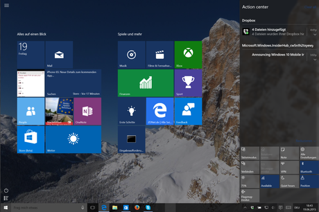 Windows10_Build10147_Startscreen