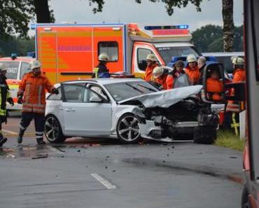 Autounfall Hammah – Zwei zum Teil schwer verletzte