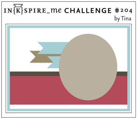 In{k}spire_me Challenge #204 - eine kleine Papiertorte