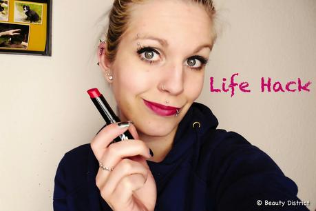 Life Hack: Lippenstift länger haltbar machen