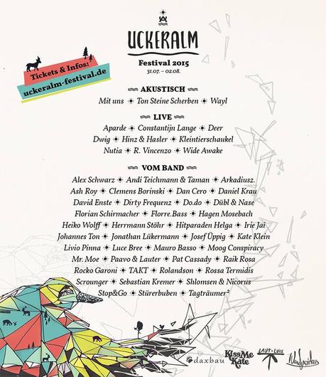 Back to the nature. Festival-Empfehlung: UckerAlm Festival [31.07.2015-02.08.2015]