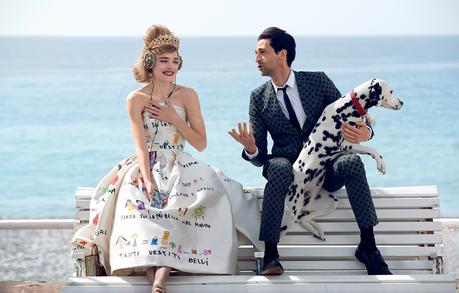 Natalia Vodianova and Adrien Brody for VOGUE US July 2015